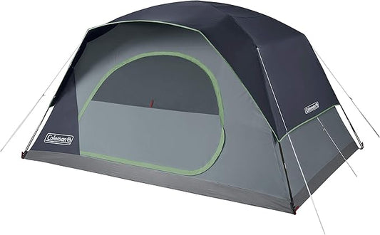Coleman Skydome Tent with 5 Minute Setup,Weatherproof Tent with Rainfly & Carry Bag, 20% More Headroom Than Traditional Canopies