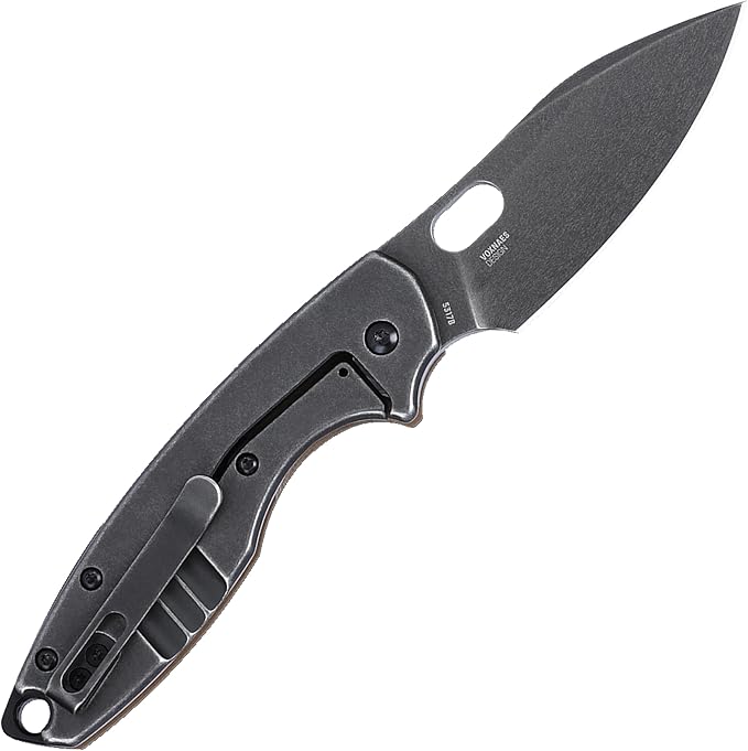 CRKT Pilar III Everyday Carry Folding Knife: Drop Point with D2 Steel Blade, G10 Handle, Frame Lock, 5317B