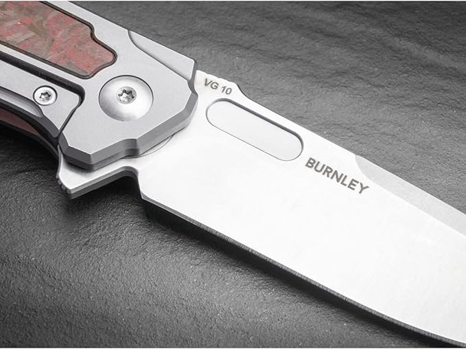 Boker Plus Aphex Mini Manual Pocket Knife Frame Lock and Titanium Scales Inlayed, Designed by Lucas Burnley