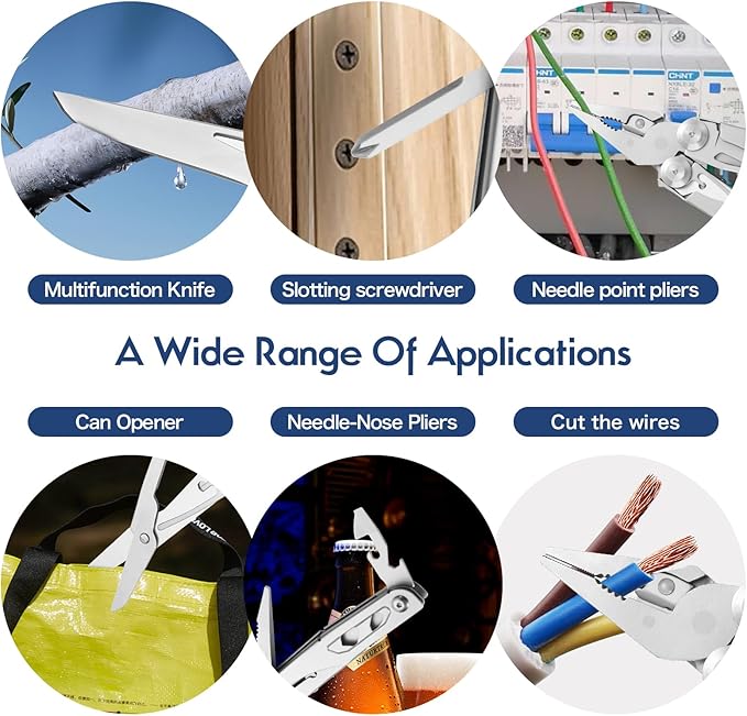 Multitool 11 in 1 Multi Function Pliers Folding Pocket Tool with Sheath Camo Portable Durable Stainless Steel Outdoor Tool,Durable and Lightweight EDC Gifts for Men Grandpa Husband