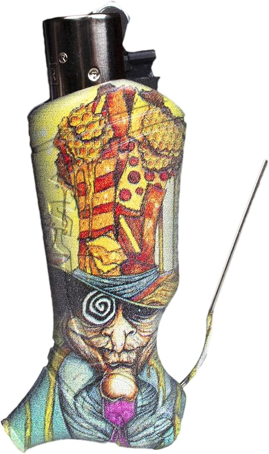 Toker Poker - Clipper Lighter Case Multi Tool, Alice Collection - Honey Hatter, All Inclusive Tool for Camping and Other