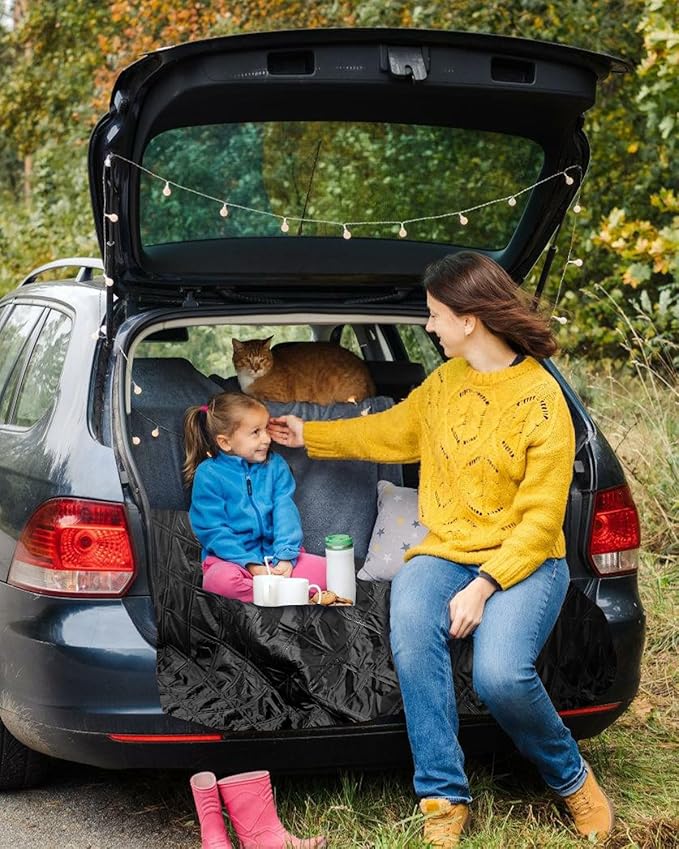 Outdoor Camping Blanket, Fleece Waterproof Stadium Blanket with Protable Bag, Lightweight Camping Blanket for 2 People, Cold Weather, Sports, Pet, Beach, Picnic, Stadium, Travel, Car, 79*54inch