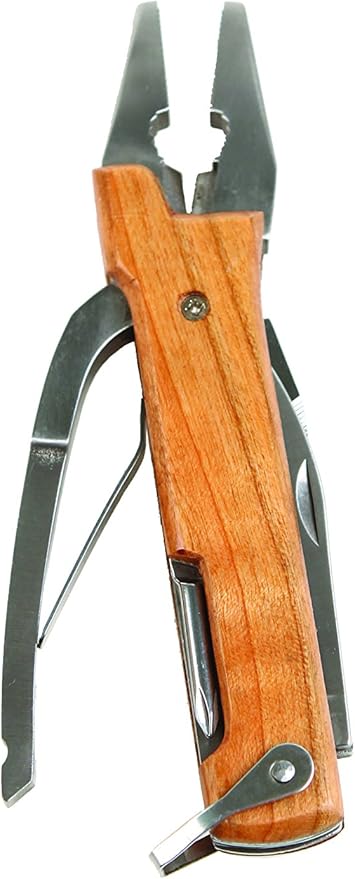 Kikkerland CD504 Wooden Plier Multi-Tool