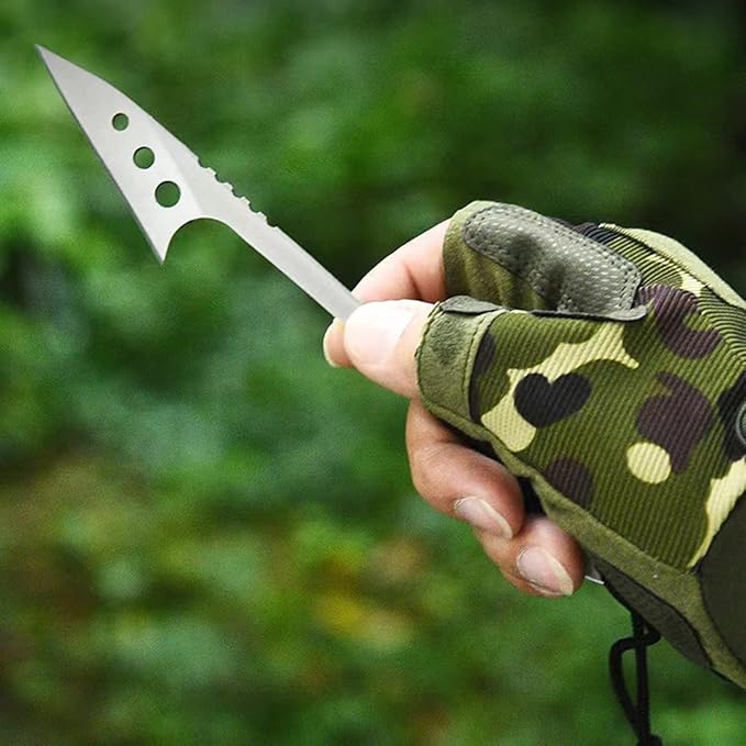 Knife For Outdoor Camping Fishing, Survival Fixed Blade -Sheath