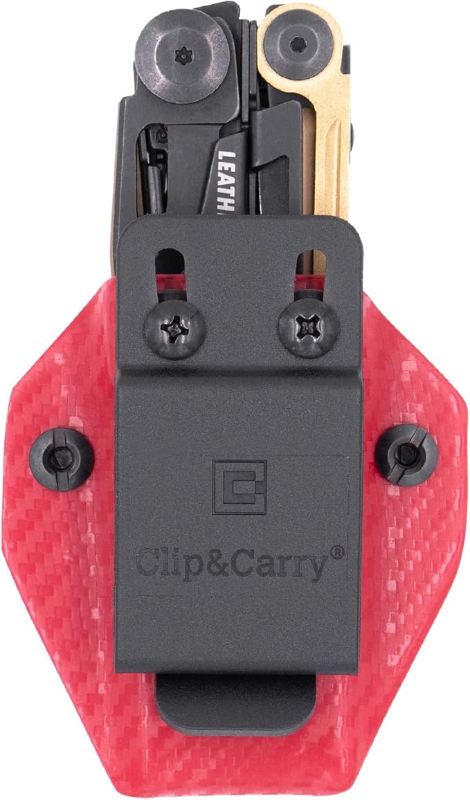 Clip & Carry Kydex Multitool Sheath for Leatherman MUT & MUT EOD - Made in USA (Multi-Tool not Included) Multi Tool Holder Holster