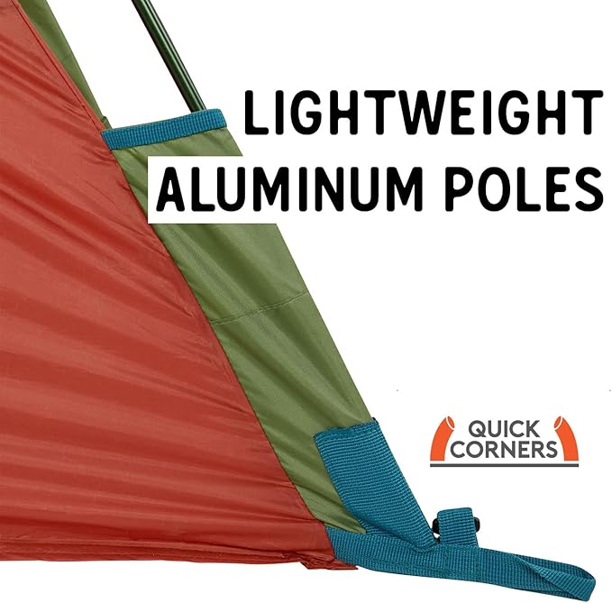 Kelty Tents Kelty Discovery Trail Backpacking Tent, Lightweight and Easy to Setup Backpacking Shelter with 2 Aluminum Poles, Single Door Single Vestibule, Stuff Sack Included