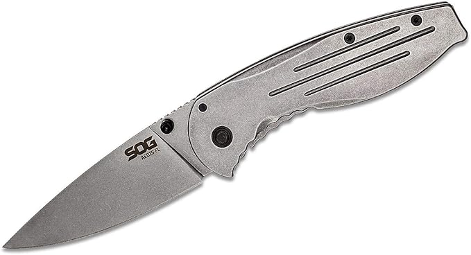 SOG Knives Aegis Frame Lock Folding Knife, black