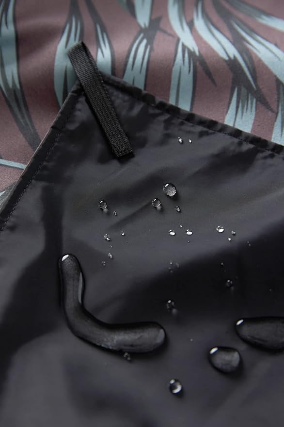 Nomadix Festival Blanket - Perfect for Picnics, Camping, & Lawn Seating - Plush Top & Water Resistant Base - Made with Post Consumer Recycled Materials - Palms Night - 60x70