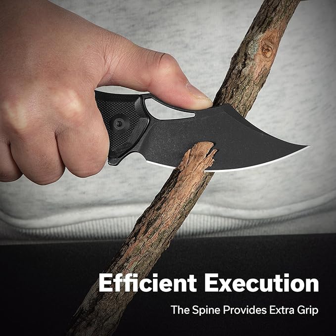 CIVIVI Chiro Pocket Knife for EDC, Folding Knife with Flipper 3.1" 14C28N Blade G10 Handle, Utility Knife for Men Women C23046-1