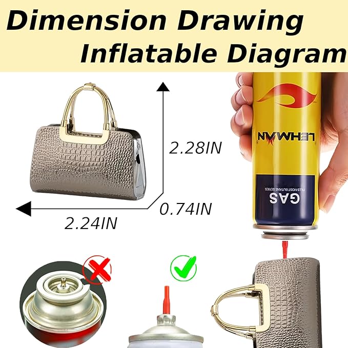 Cute Pretty Lighter Butane, Soft Flame Lighter Fashion Nice Lighter, Unique for Women Candles Gift Camping BBQ (No Butane Fule) (08#)