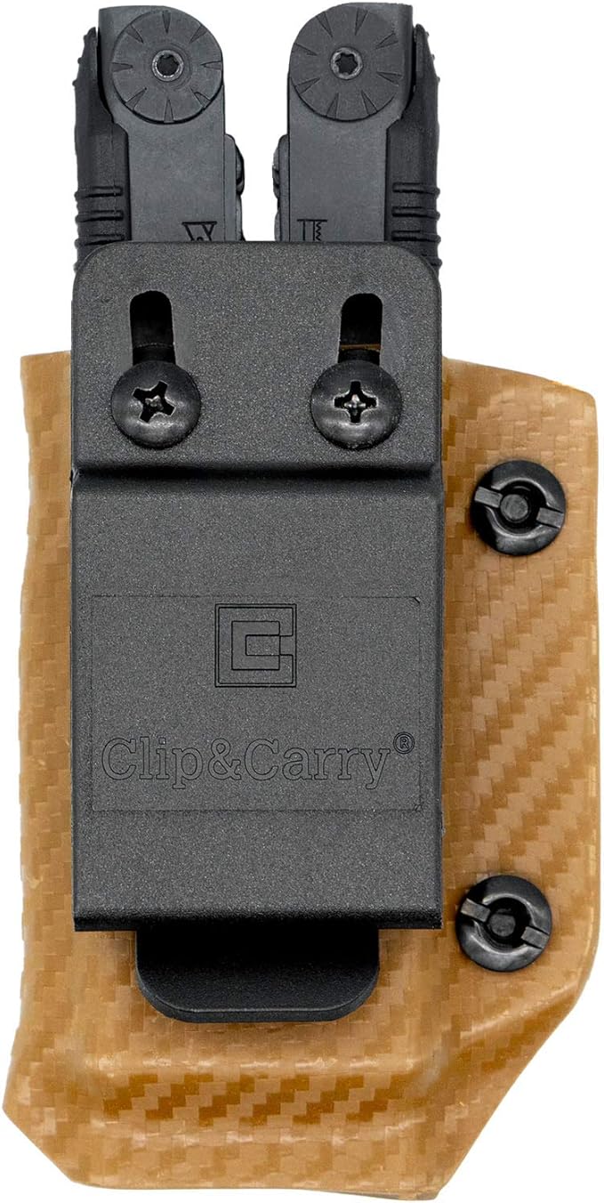 Clip & Carry Kydex Multitool Sheath for Gerber Diesel ~ Made in USA (Multi-Tool not Included) Multi Tool Holder Holster