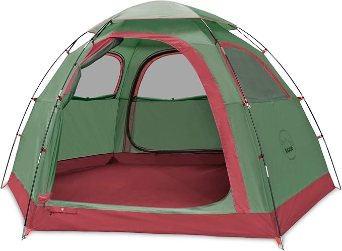 KAZOO Outdoor Camping Tent 2/4 Person Waterproof Camping Tents Easy Setup Two/Four Man Tent Sun Shade 2/3/4 People