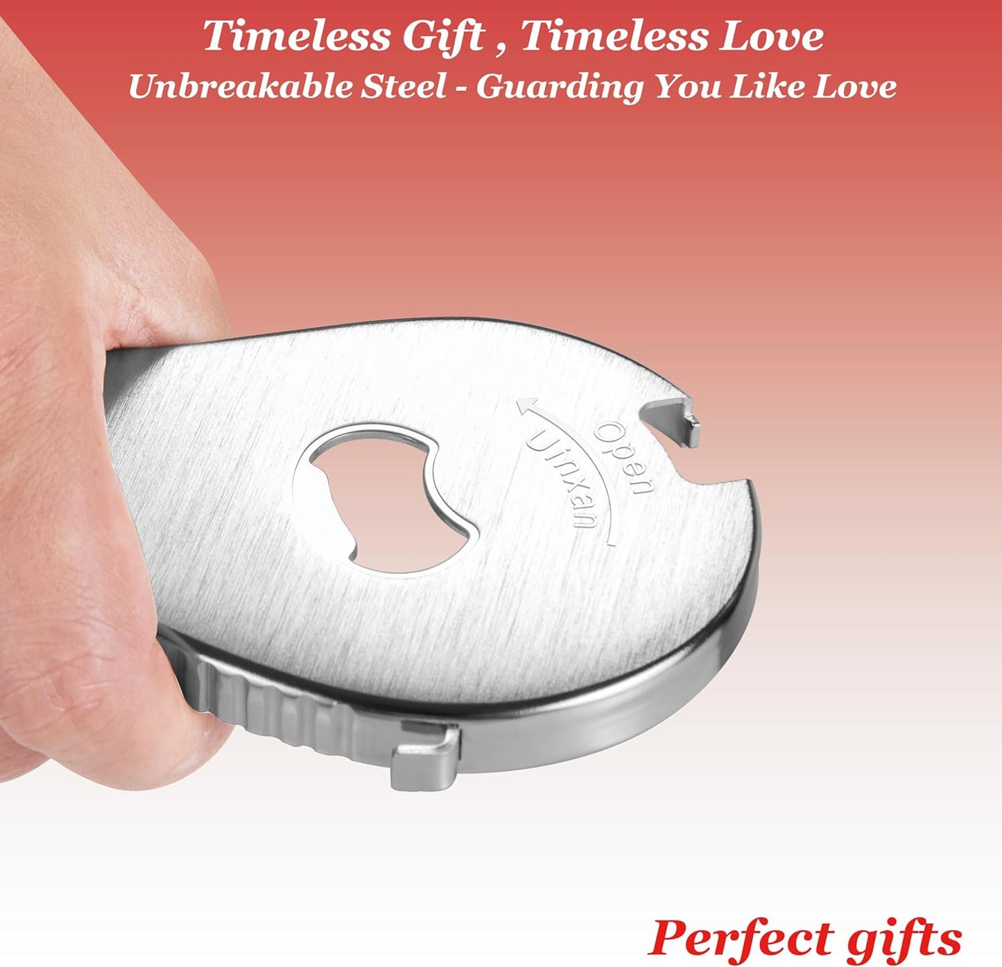 Jar Bottle Can Opener for Weak Hands & Arthritis - Effortless Twist Off Lids (0.6"-2.7") & Pull Tab Seals | Premium 304 Stainless Steel, Patented | Portable Senior-Friendly Kitchen Gadget