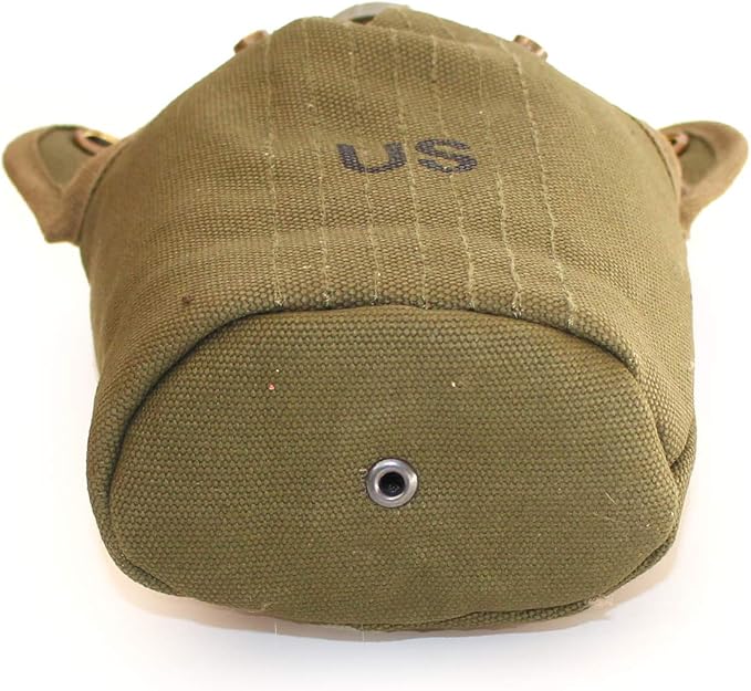 Green Sports Canteen and Cover Set US Vietnam War Reproduction Outdoor