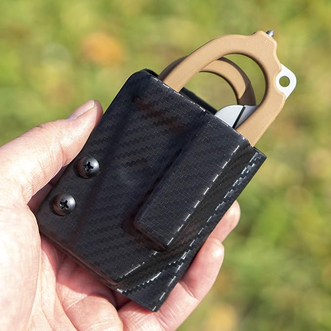 Clip & Carry Kydex Multitool Sheath for LEATHERMAN Raptor Trauma Shears - Made in USA (Multi-Tool not Included) EDC Multi Tool Sheath Holder Holster Cover