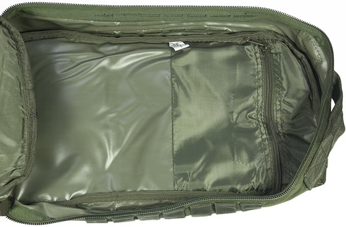 Mil-Tec Unisex Assault Pack - Rugged Durable Lightweight Ergonomic Versatile Tactical Outdoor Camping Hiking Backpack with Adjustable Padded Shoulder Straps & MOLLE Loops, Olive Drab, 20L