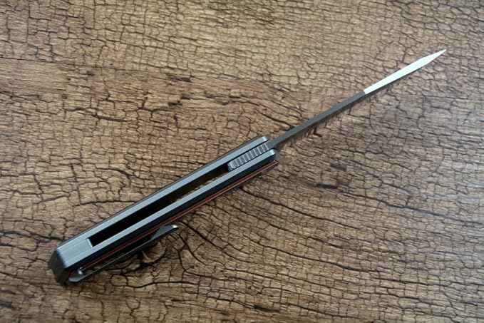 TWO SUN Folding Knife K110 Blade Colorful G10 Titanium Handle Hunting Outdoor TS436