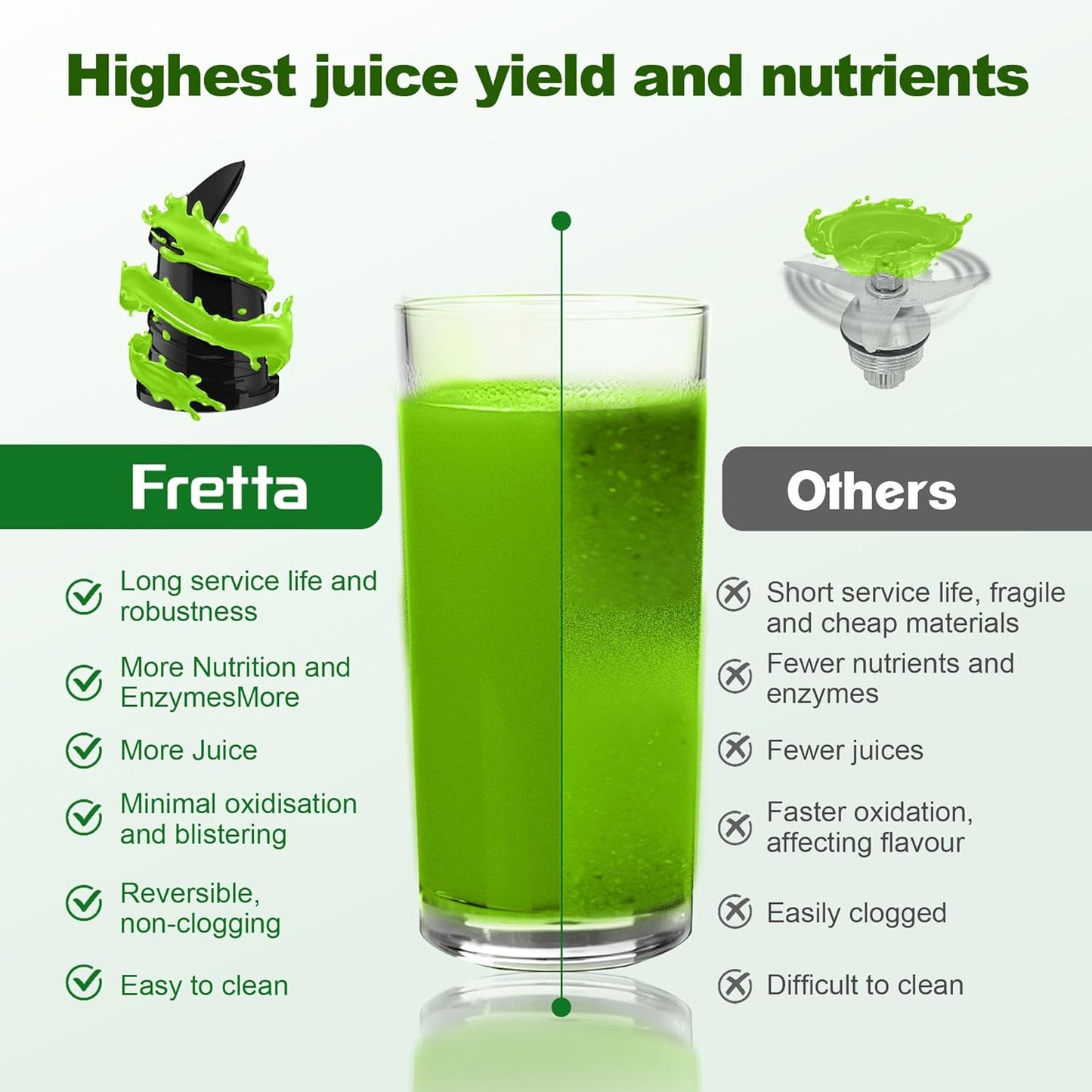 Juicer Machine,5.3" Wide Chute Cold Press Juicer,PCTG BPA-Free, 54oz Large Capacity,Stainless Steel Slow Masticating Juicer for Whole Fruits & Vegetables, Easy to Clean,High Juice Yield,Gray