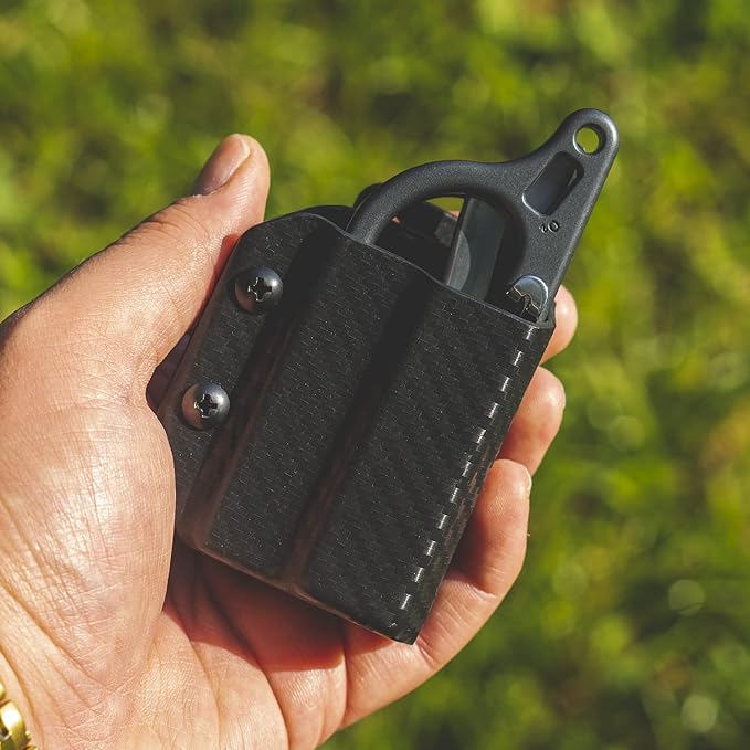 Clip & Carry Kydex Multitool Sheath for LEATHERMAN Raptor Response Trauma Shears - Made in USA (Multi-Tool not Included) EDC Multi Tool Sheath Holder Holster Cover