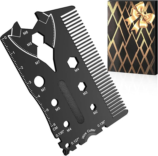 Funny Multitools Gadgets Men Gifts - Creative Suit Style 18 in 1 Small Tools for Dad Husband, Christmas Stocking Stuffer Gift Idea Boyfriend Son, Unique Gift for Birthday, Fathers Day, Valentines Day