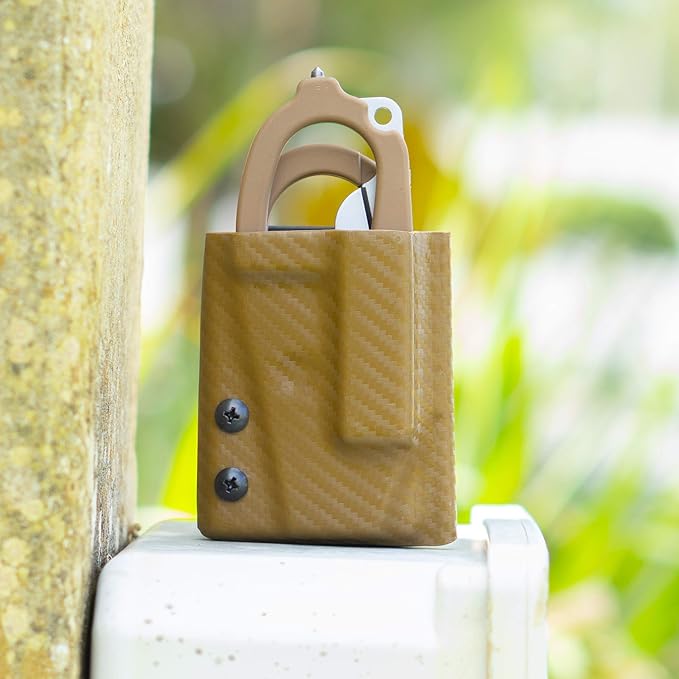 Clip & Carry Kydex Multitool Sheath for LEATHERMAN Raptor Trauma Shears - Made in USA (Multi-Tool not Included) EDC Multi Tool Sheath Holder Holster Cover