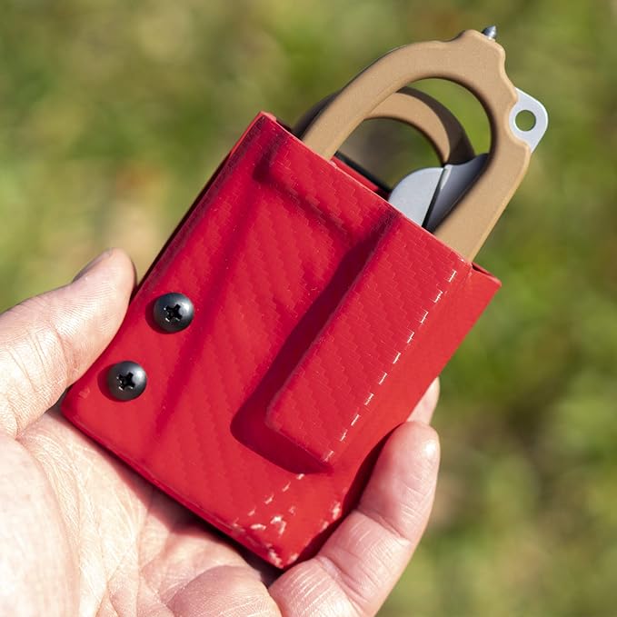 Clip & Carry Kydex Multitool Sheath for LEATHERMAN Raptor Trauma Shears - Made in USA (Multi-Tool not Included) EDC Multi Tool Sheath Holder Holster Cover