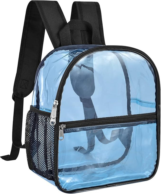 USPECLARE Clear Backpack for Stadium Approved 12×6×12, Water proof Clear Bag for Stadium Events and Concert Work Sport Event