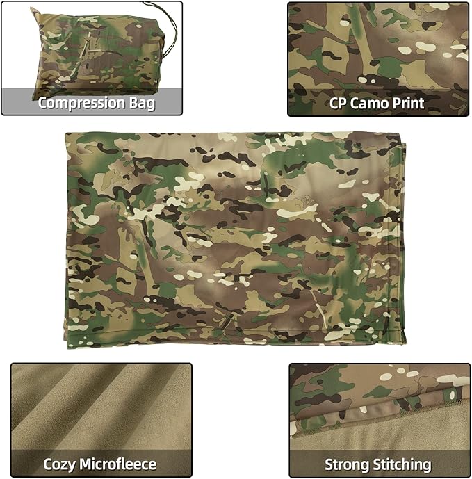 Camo Throw Blanket for Couch Sofa Soft Cozy Blankets Fleece Warm Lightweight Bedding Blanket for Living Room Travel