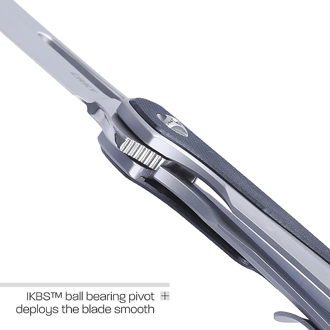 CRKT Padawan Everyday Carry Folding Knife: Wharncliffe with 14C28N Steel Blade, Stainless Steel Handle w/G10 Overlay, Frame Lock, 6075