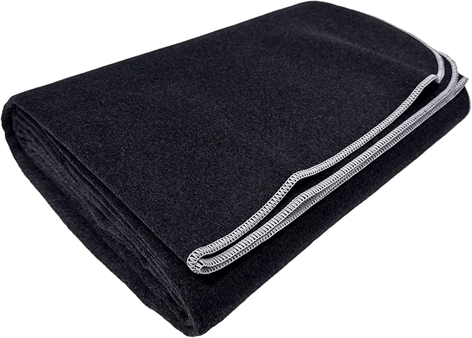 80% Wool Blanket - 4 lbs, Warm, Washable, Large 60" x 88" Military Camping Blanket, Best Wool Blanket - Great for Cold Weather, Hiking, Outdoors, Home, Survival & Emergency