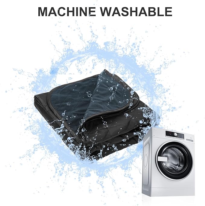 Forceatt Camping Blanket, 79" X 57" Large Outdoor Blanket, Sandproof, Waterproof for Outdoor Festivals, Beaches, Picnics, Stadium，Camping, Parks, Hiking, Travel, Family Suitable for 4 Seasons.