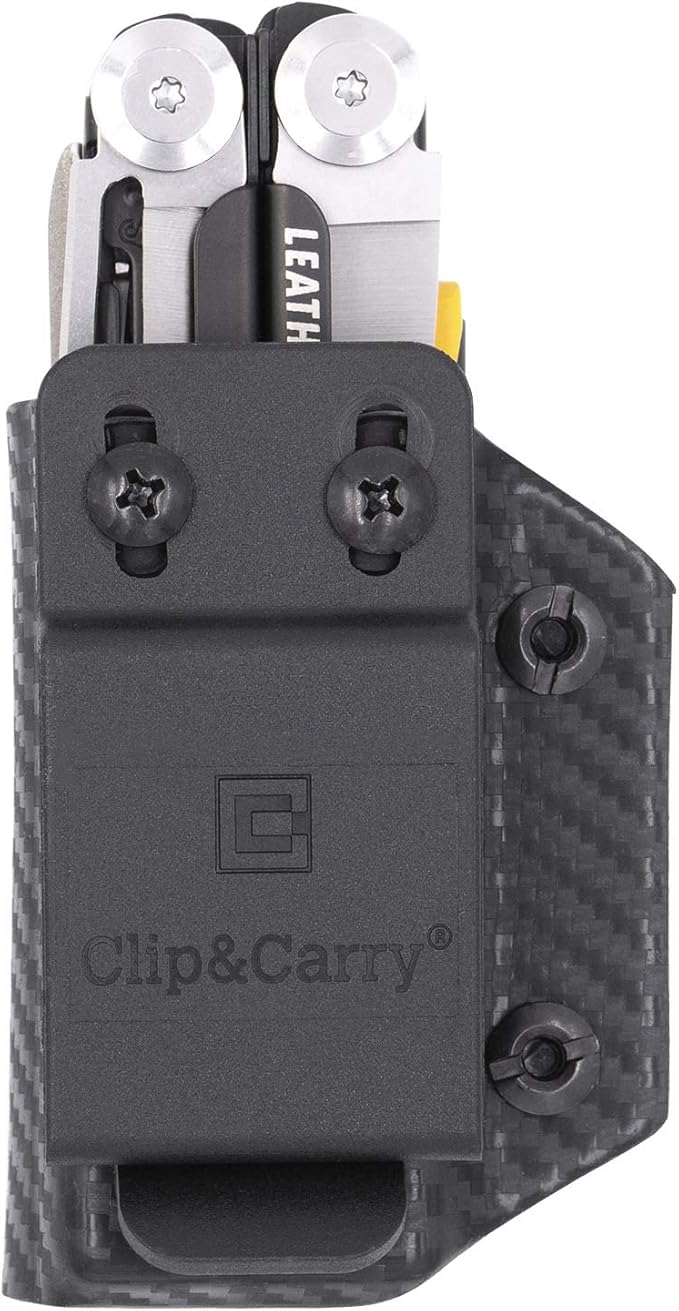Clip & Carry Kydex Multitool Sheath for Leatherman Signal - Made in USA (Multi-Tool not Included) Multi Tool Holder Holster