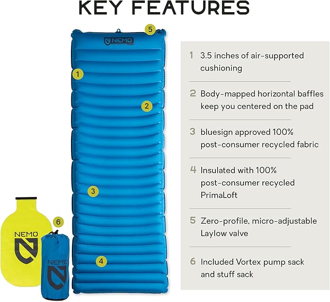 NEMO Quasar 3D Lightweight Sleeping Pad