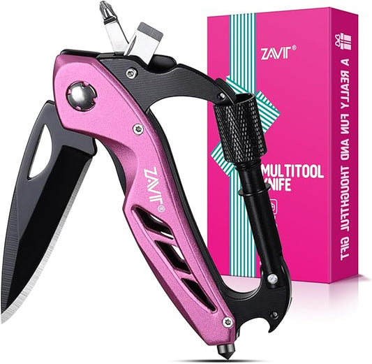 Gifts for Mom, Wife - Christmas P-ink Multitool for Women, Girlfriend, Best Friends, Unique Gift Ideas for Women, Portable Gadgets, Mother’s Day, Valentines Day Birthday Gifts for Women
