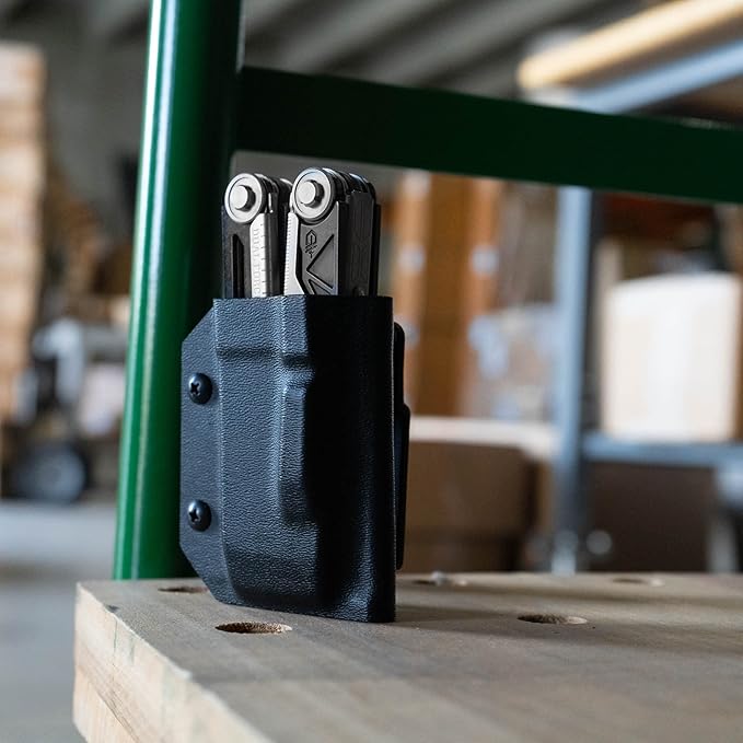 Clip & Carry Kydex Multitool Sheath for Gerber Dual-Force ~ Made in USA (Multi-Tool not Included) Multi Tool Holder Holster