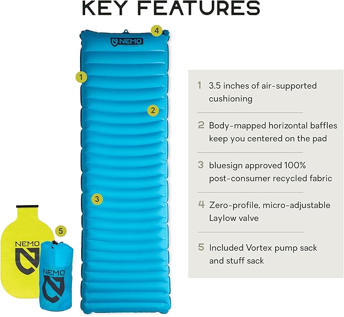 NEMO Quasar 3D Lightweight Sleeping Pad