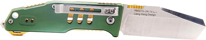 Sanrenmu 7046 Folding Knife multifunction tools knife Aluminum Handle EDC pocket folding knife(7046LTX-LPR-T3)