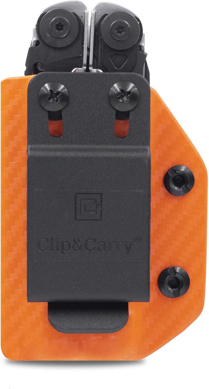 Clip & Carry Kydex Multitool Sheath for LEATHERMAN Surge - Made in USA (Multi-Tool not Included) EDC Multi Tool Sheath Holder Holster Cover