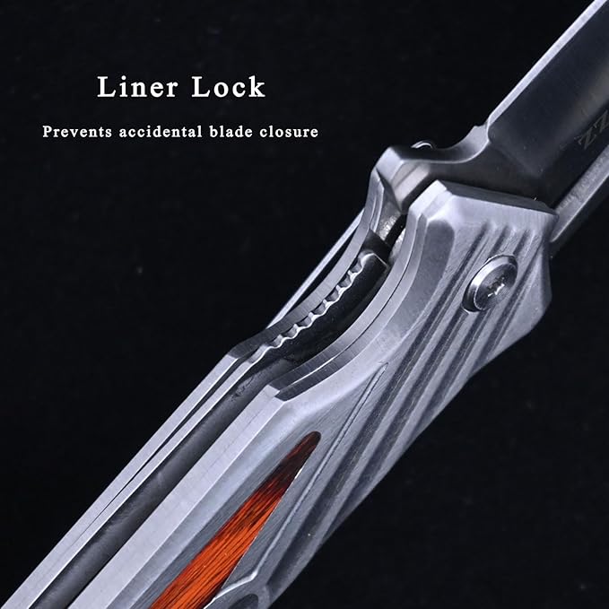 Pocket Knife - EDC, Tactical Knife with Clip, Folding Knife for Camping Hiking, Spring Assisted Knife, Survival Knife for Emergency Rescue Situations, Home Improvements, Gifts for Men & Women