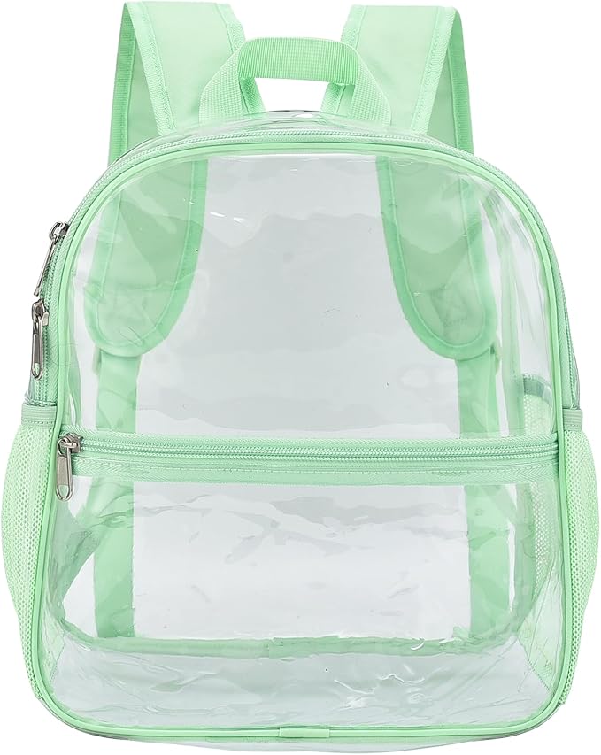 USPECLARE Clear Backpack for Stadium Approved 12×6×12, Water proof Clear Bag for Stadium Events and Concert Work Sport Event