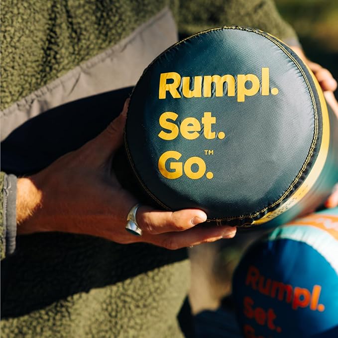 Rumpl Original Puffy Blanket - Warm Puffy Camping Blanket, 100% Recycled Polyester Insulation, Lightweight, Packable, Water-Resistant, Outdoor Puffer Blanket, 52"x75", Cactus Flower