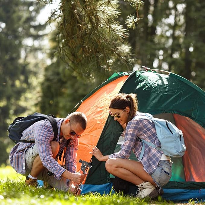 Camping Multitool Axe Hatchet,16 in 1 Camping Gear Multitools with Axe Hammer Plier Knife Set for Camping Hiking Outdoor Survival Gear Kit with Axe,Hammer,Plier,Knife,Bottle Opener