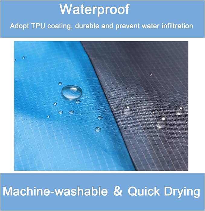 Beach Mat Outdoor Camping Waterproof Beach Mat Foldable Lawn Nylon Material Beach Mat Picnic Mat