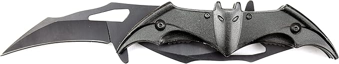 Black BAT Knife Twin 2 Blade Folding Knife (Dark Edition)