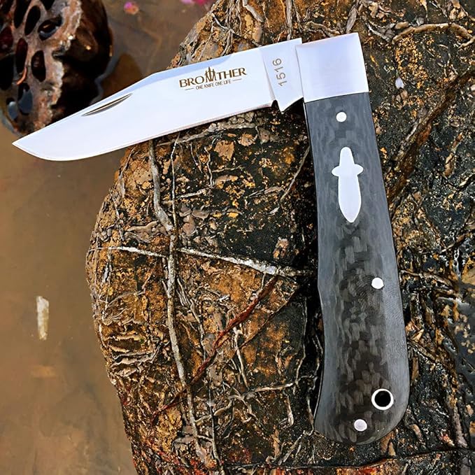 Watchman Brother 1516 VG10 Blade Knife Carbon Fiber Grips Lock back Pocket …