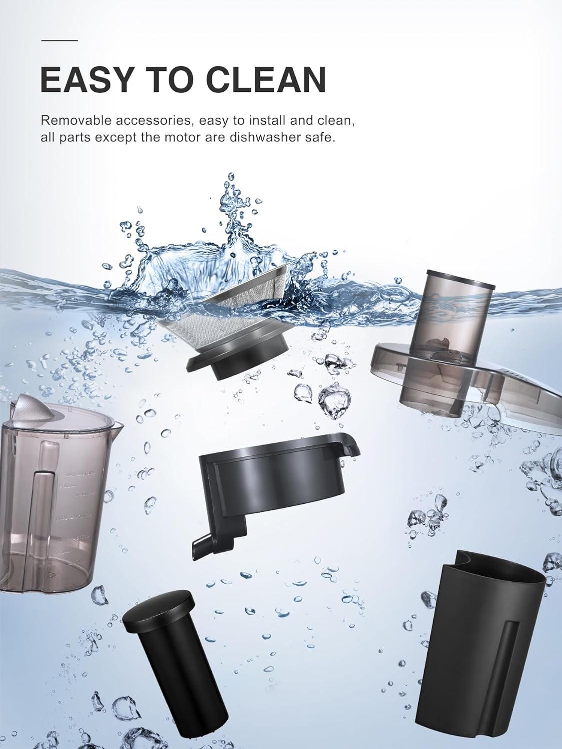 Juicer Machine, 800W Centrifugal Juicer Extractor with Wide Mouth 3” Feed Chute for Fruit Vegetable, Easy to Clean, Stainless Steel, BPA-free (Gold)