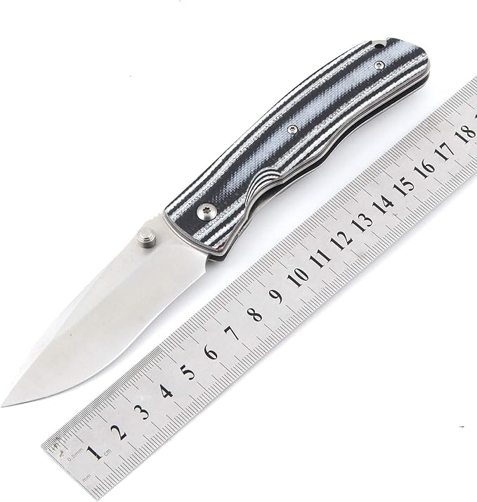 Land 9055 LUC EDC Frame Lock 8CR13MOV G10 Folding Pocket Knife