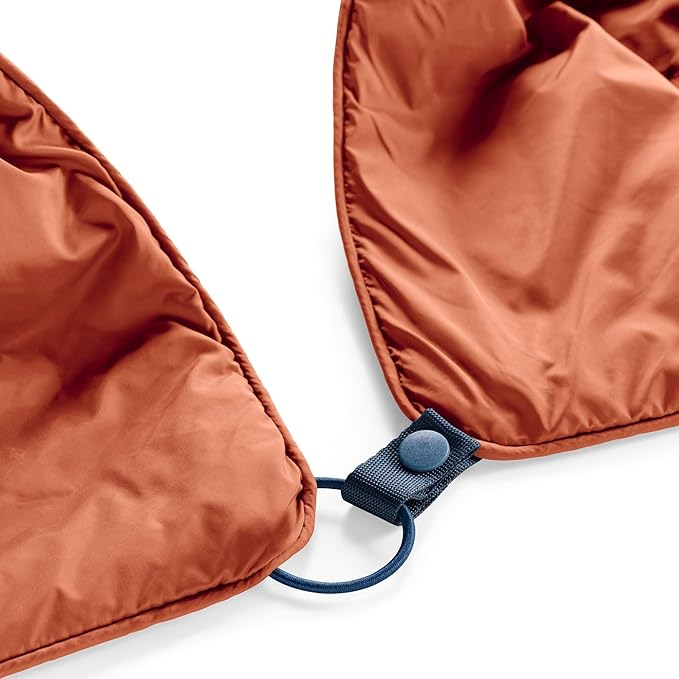 Huzi Infinity Travel - Packable Blanket - Puffy - for Travel Outdoor Picnic Trip Camping Beach - 57 x 38 (Terracotta)