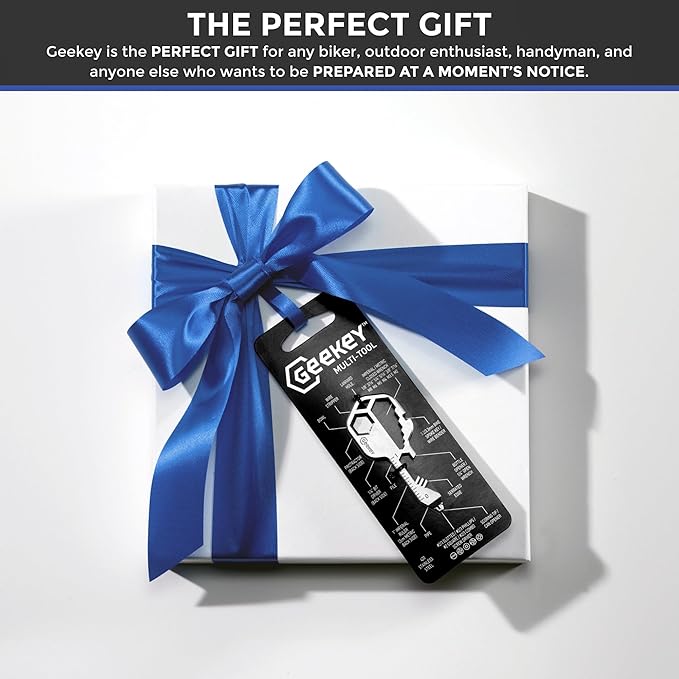 Multi-tool | Original Key Shaped Pocket Tool | Stainless Steel Keychain Utility Gadget | 16+ Tools | TSA Safe Multitool | Gift for Men, Women, Valentine's, Groomsmen, Birthday, Father