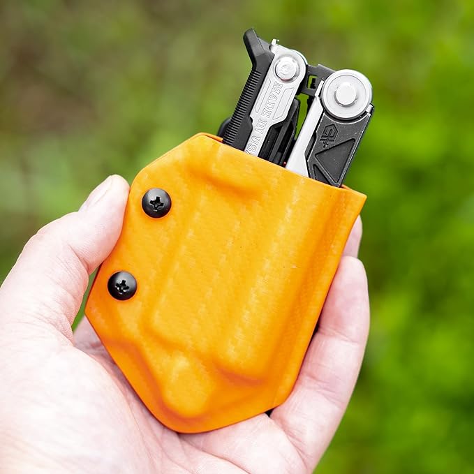 Clip & Carry Kydex Multitool Sheath for Gerber Center-Drive w/Optional Bit Sidecar Holder ~ Made in USA (Multi-Tool & Bits not Included) Multi Tool Holster